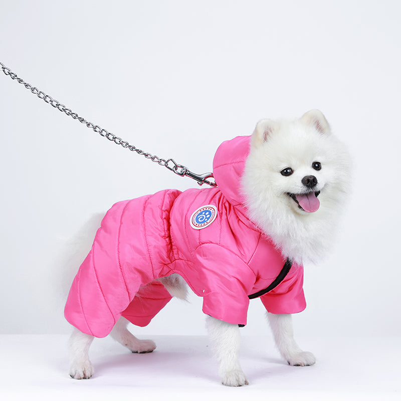 🐶【30% popusta】【1.5-10kg】Oblačila za pse, jesenski in zimski stil, debel bombažen plašč, topla in vodoodporna zimska oblačila za majhne in srednje velike pse, ščitijo vse štiri tačke in so primerna za aktivnosti na prostem.