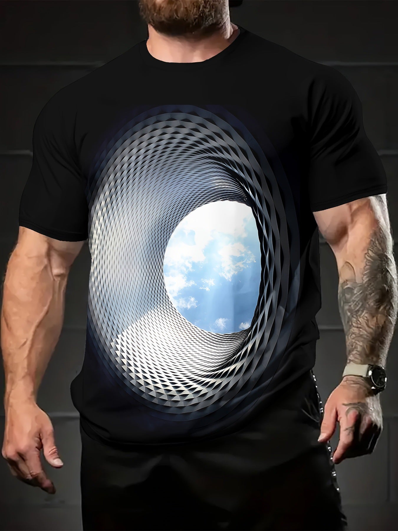 🌀👕【S-5XL】Мъжки топ с 3D дигитален принт, много интересна дреха, подходяща за любителите на забавленията.