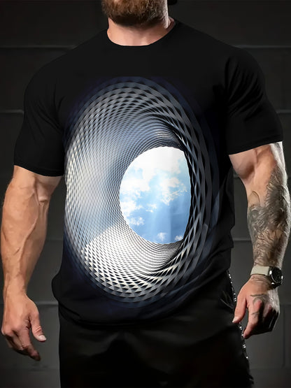 🌀👕【S-5XL】Мъжки топ с 3D дигитален принт, много интересна дреха, подходяща за любителите на забавленията.