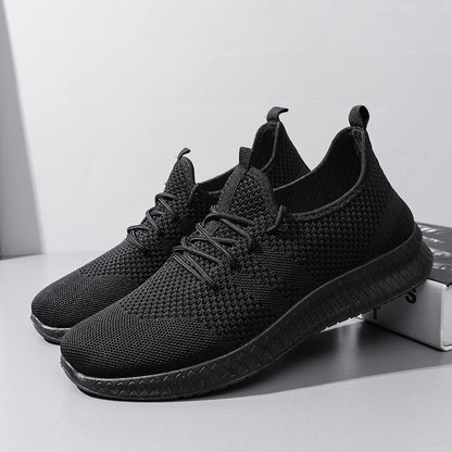 ❄️👟【50% отстъпка✅】【Размери 39-44】Мъжки дишащи мрежести маратонки, без запушване на краката, подходящи за бягане и свободно време