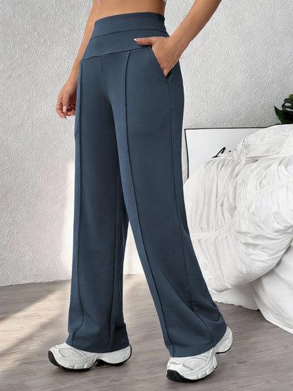 💕💕【S-XL】Нови дамски спортни панталони с прав крачол, свободна кройка, бързосъхнещи, подходящи за ежедневни упражнения и йога.