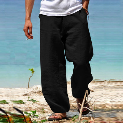 👖 50% de descuento🔥 Pantalones rectos anchos de verano para hombre en tallas grandes, casuales y transpirables ✅️ Pago contra entrega