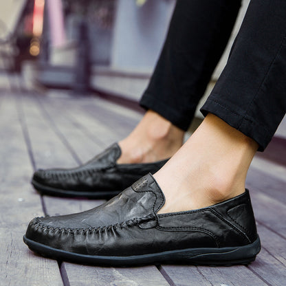🔥👞【39-44】Módne pánske ležérne topánky z teľacej kože ✅Platba pri doručení ✅2 položky so zľavou 70 %