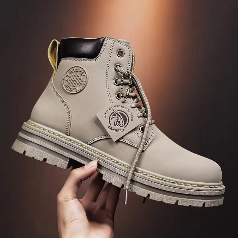 🔥【50% отстъпка】🔥【39-48】Нов стил за есен и зима, универсални мъжки ботуши с дебела подметка, неплъзгащи се