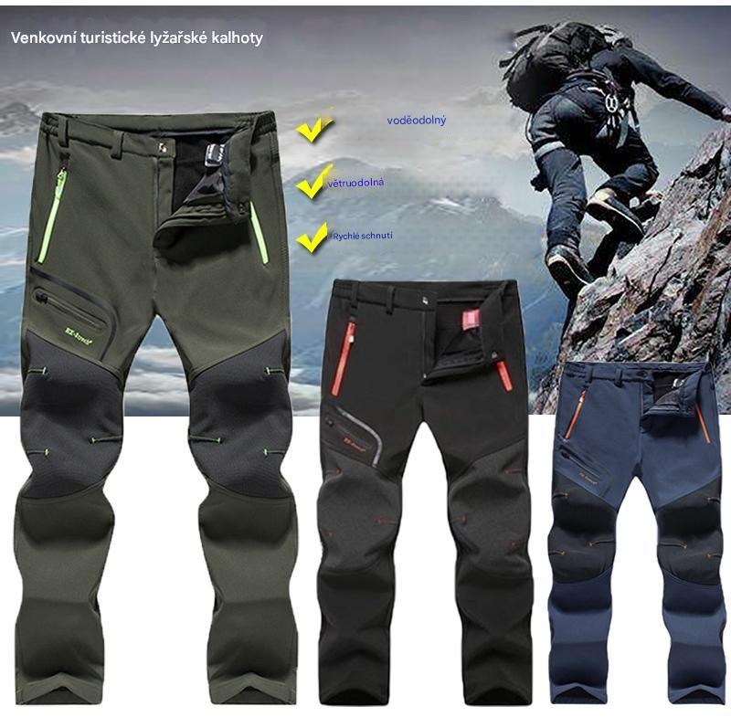 🏃‍♂️【S–5XL】2025 Nové pánske outdoorové jesenné a zimné nohavice – teplé, flísové, nepremokavé a vetruodolné