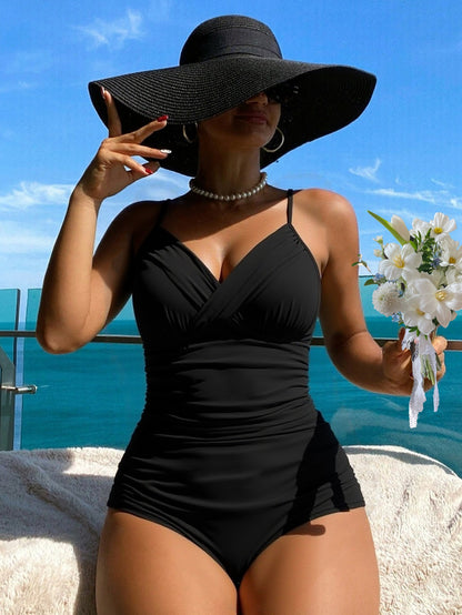 🩱50% отстъпка👙【S-2XL】Втален бански костюм от една част, наличен в няколко цвята
