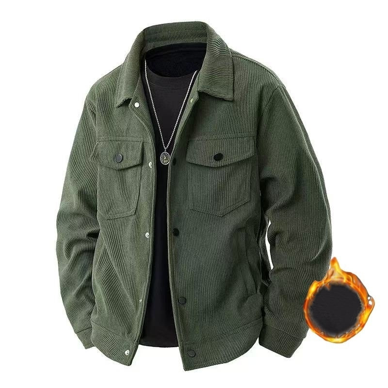 🔥【M-4XL】Nová pánská zimní ležérní bunda - volný střih, teplá a pohodlná, retro pracovní bunda