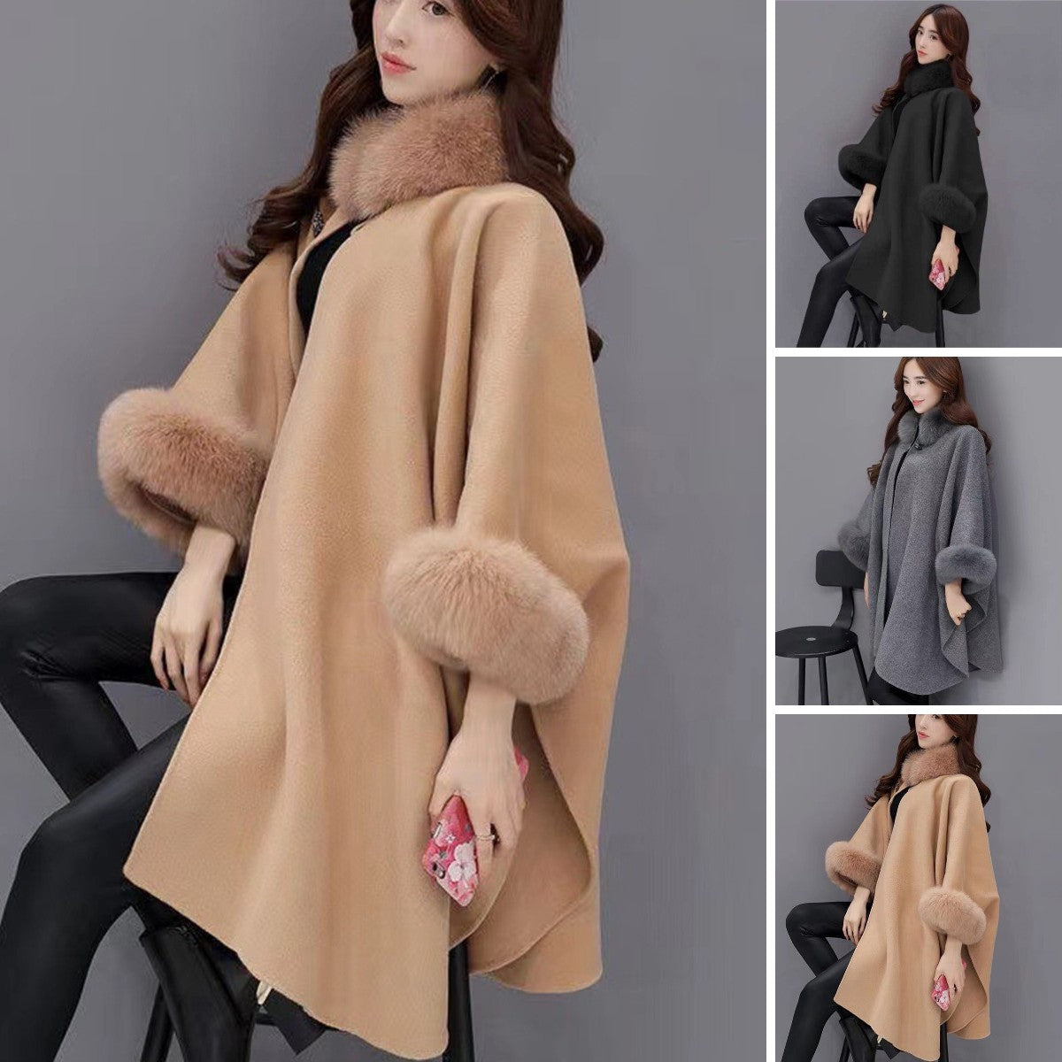 🔥📢Ograniczony czas 41% zniżki [S-5XL] 2025 nowy damski długi płaszcz z miękkiej wełny--3782552