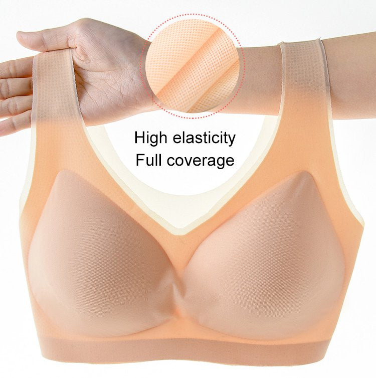 【5 kosov】[M-5XL] Brezšivni ultratanek nedrček Ice Silk