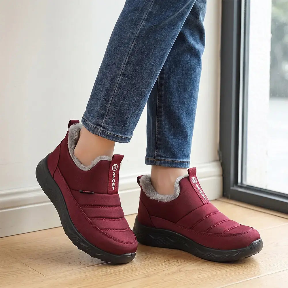 【35-41】Nowe damskie buty zimowe – ocieplane, grube, ciepłe, casualowe, śniegowce dla mam