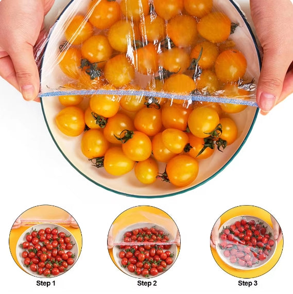 🔥【100/200/400 ks】Jednorazové viečko na ochranu čerstvosti potravín