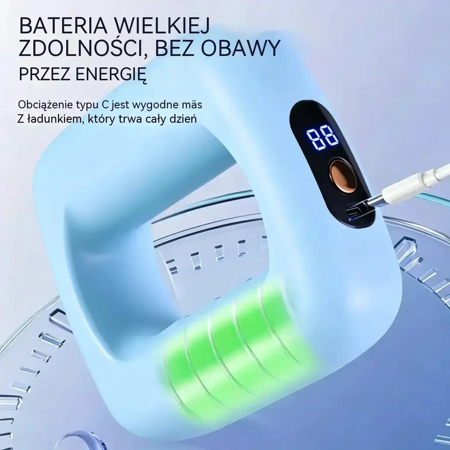 💥👍 Pierścień do ćwiczeń twarzy z timerem i wyświetlaczem cyfrowym