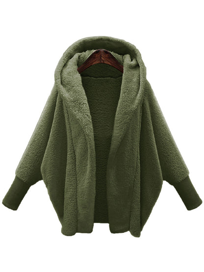 【Sezonska ponudba - 50 % popust】【S-5XL】2025 Plišasta jakna z dolgimi rokavi in kapuco, super topla in super mehka plišasta.