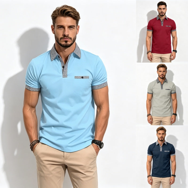 Wyprzedaż specjalna 2026. 💥👔【S-3XL】Męskie letnie koszulki polo, kolorowe guziki, miękkie, wygodne i oddychające