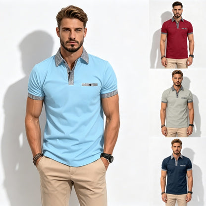 Wyprzedaż specjalna 2026. 💥👔【S-3XL】Męskie letnie koszulki polo, kolorowe guziki, miękkie, wygodne i oddychające