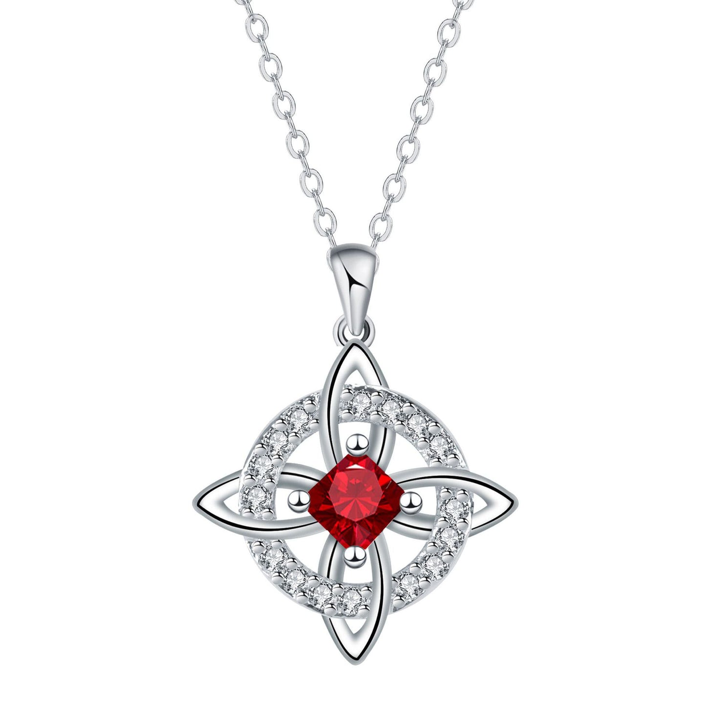 🔮💞Collar místico de nudo de bruja con piedra de nacimiento ✅️Pago contra entrega