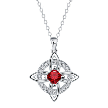 🔮💞Collar místico de nudo de bruja con piedra de nacimiento ✅️Pago contra entrega