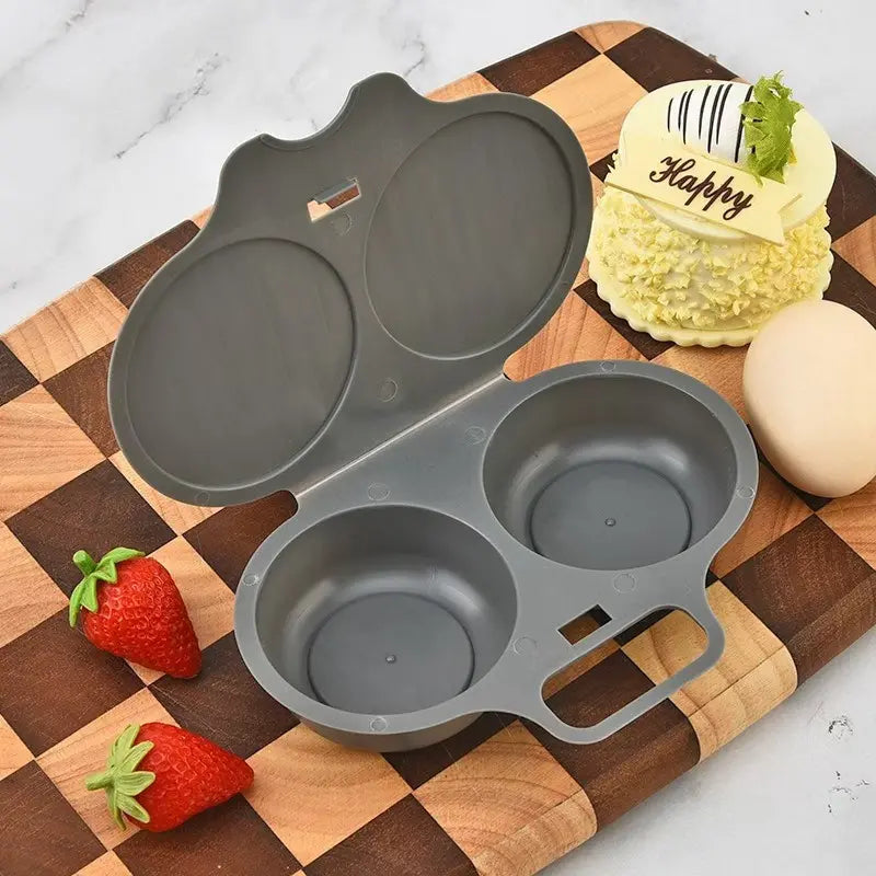 🎁Kup jeden, a drugi dostaniesz gratis 💥Jajowar do mikrofalówki: dwuwarstwowy, nieprzywierający, łatwy do czyszczenia. 🏠