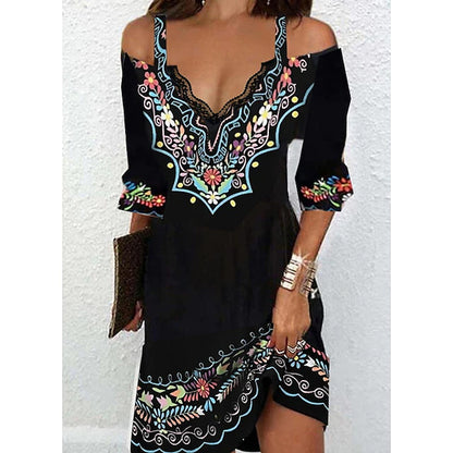 👗🌸【S-5XL】Нова рокля с открити рамене за пролет и лято 2026