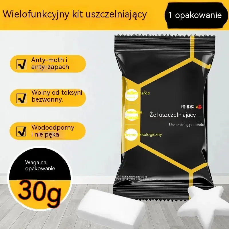 🔧 Biała wodoodporna szpachlówka uszczelniająca – naprawia otwory, ściany i rury klimatyzatorów 💧🏠