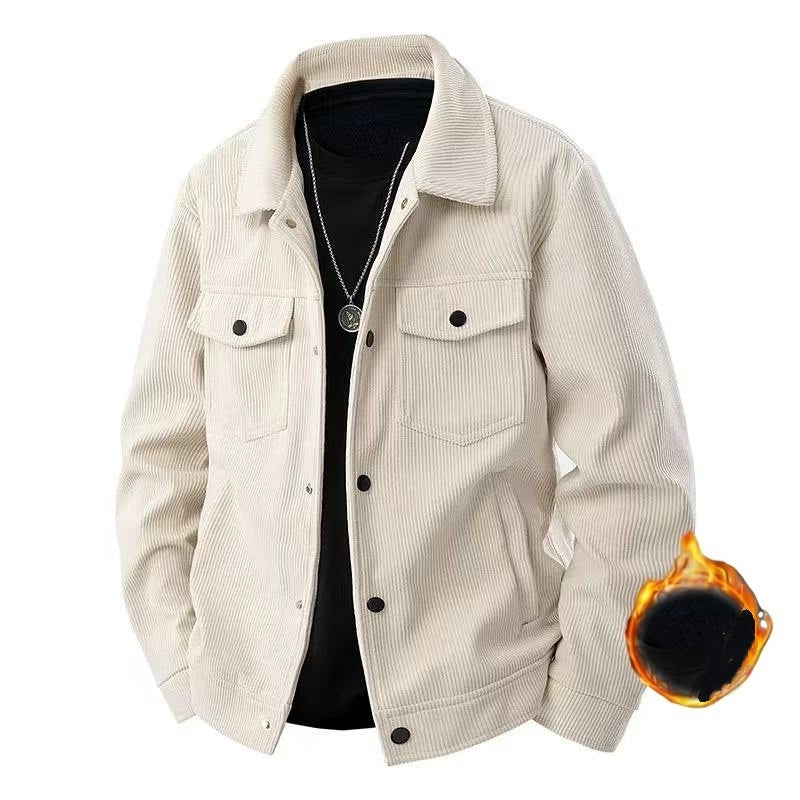 🔥【M-4XL】Nová pánská zimní ležérní bunda - volný střih, teplá a pohodlná, retro pracovní bunda