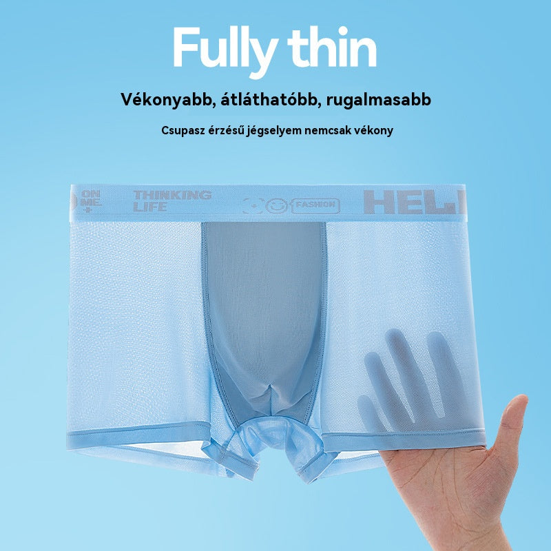🔥【6 darabos csomag】🧊 50% kedvezmény --- Férfi plus size antibakteriális modális U alakú hálós boxeralsó