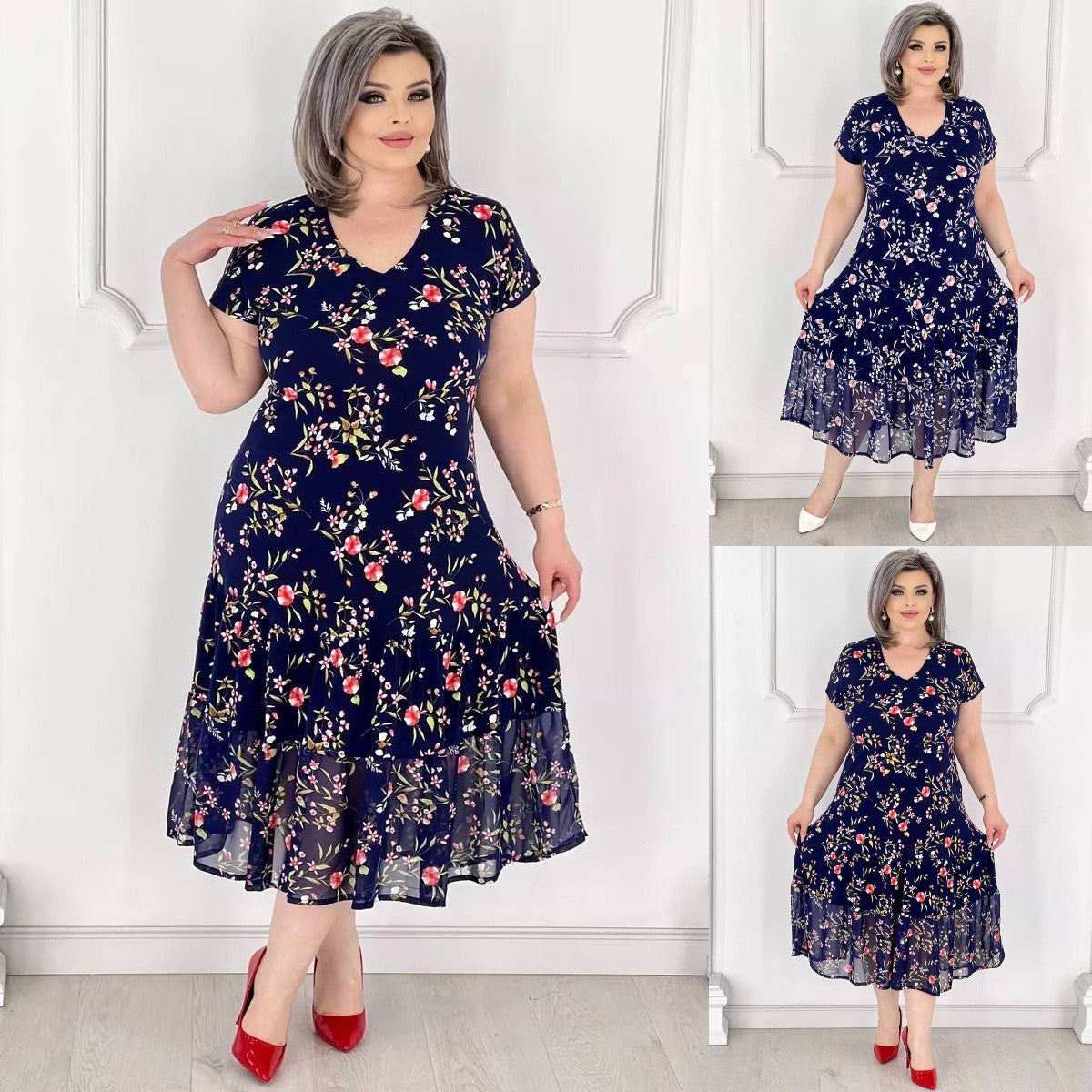 【50% отстъпка】💕【S-5XL】Висококачествени, удобни и стилни рокли