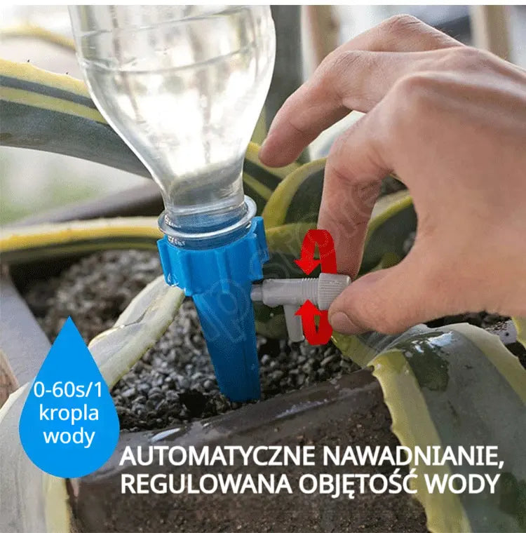 🌺【24 sztuk】🌹🍂Automatyczny system nawadniania kroplowego, idealny do sadzenia kwiatów, idealny do ogrodów i roślin w doniczkach