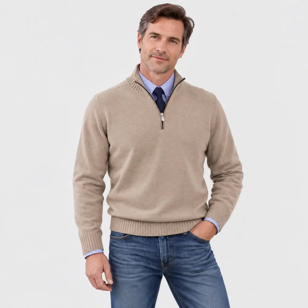 【L-5XL】Suéteres con cremallera, cálidos y populares para otoño e invierno