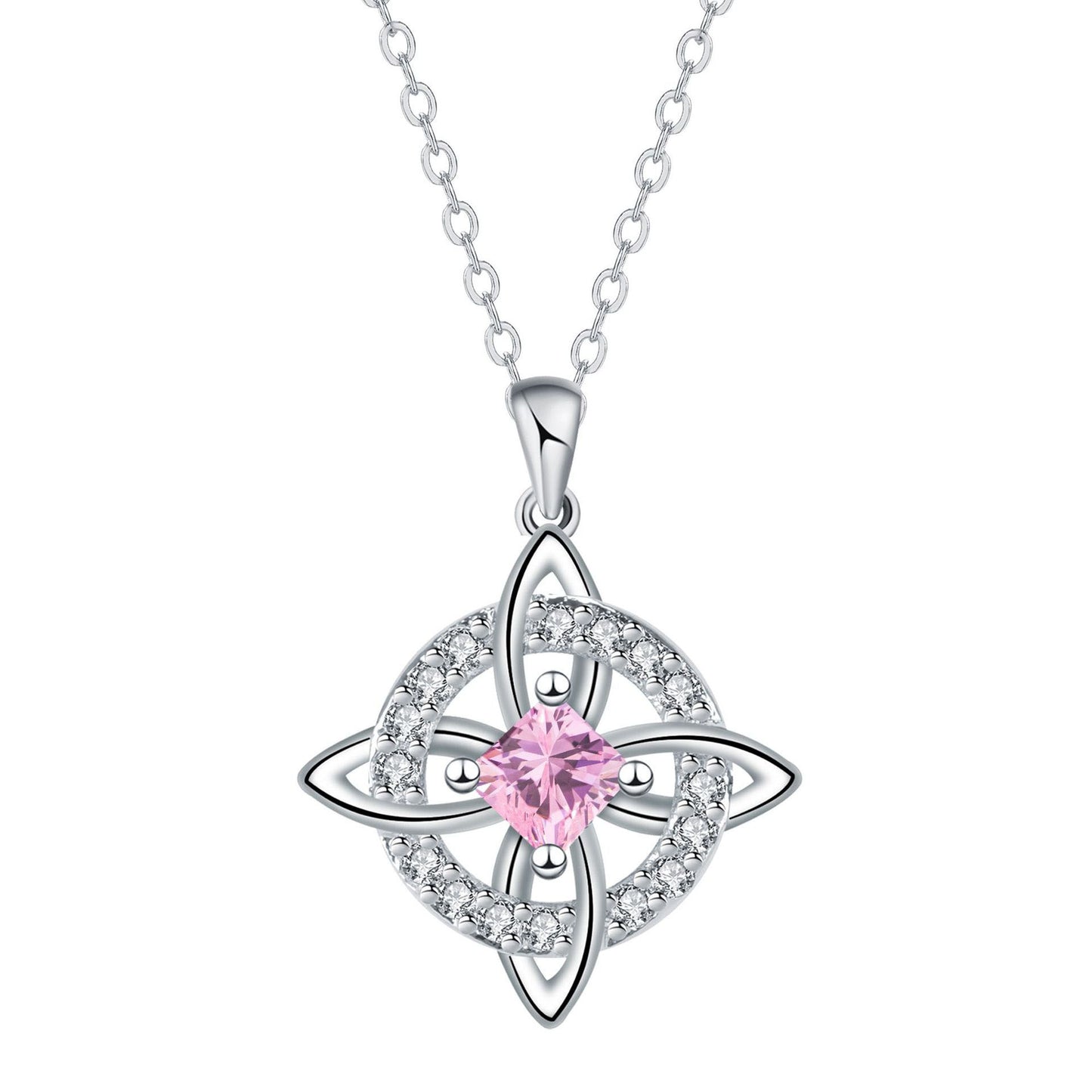 🔮💞Collar místico de nudo de bruja con piedra de nacimiento ✅️Pago contra entrega