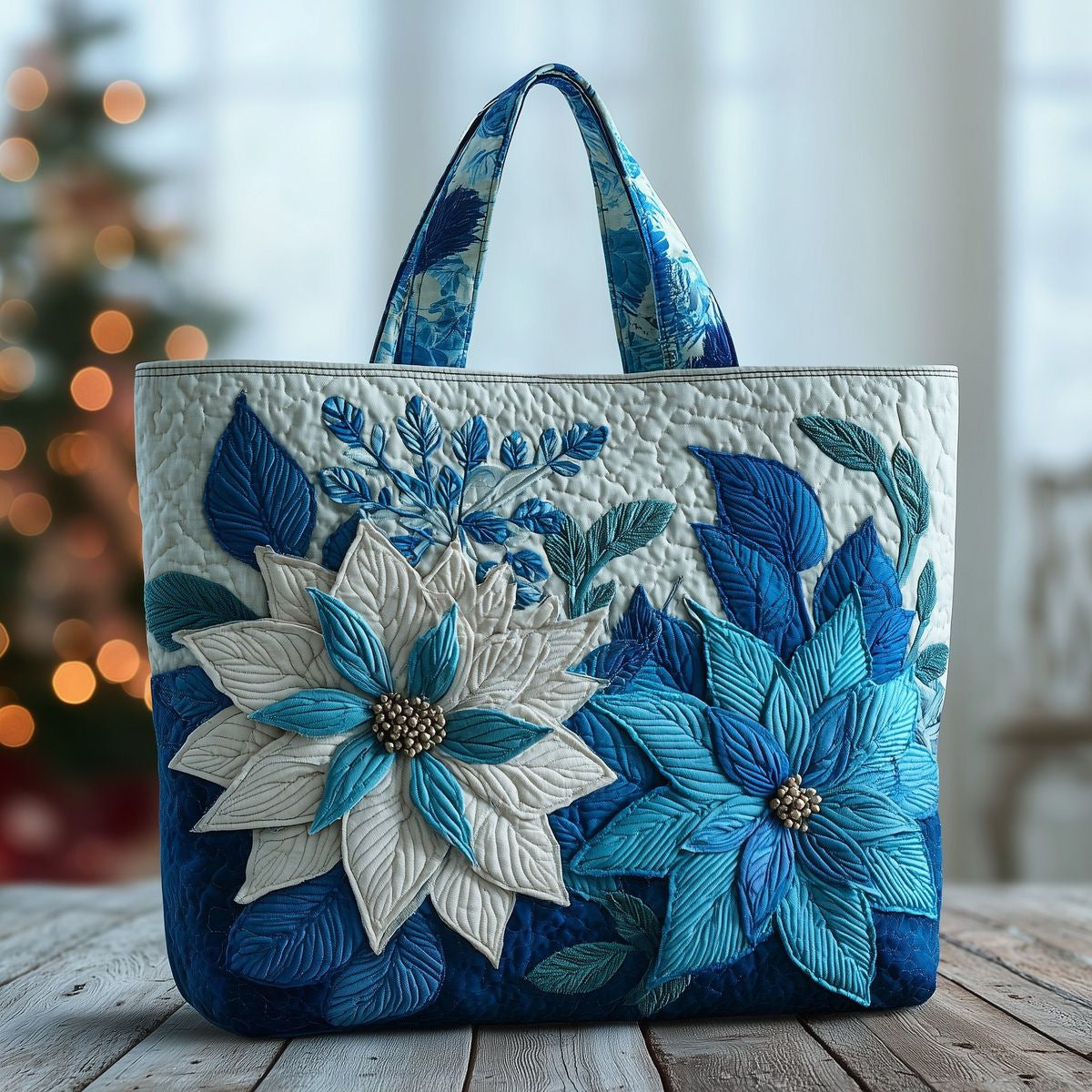🔥👜【Специална оферта✨】🌷Чанта с бродирани флорални мотиви с голям обем