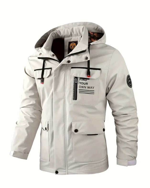🔥【M~4XL】 2025 Nueva chaqueta de montañismo al aire libre impermeable a prueba de viento para hombres