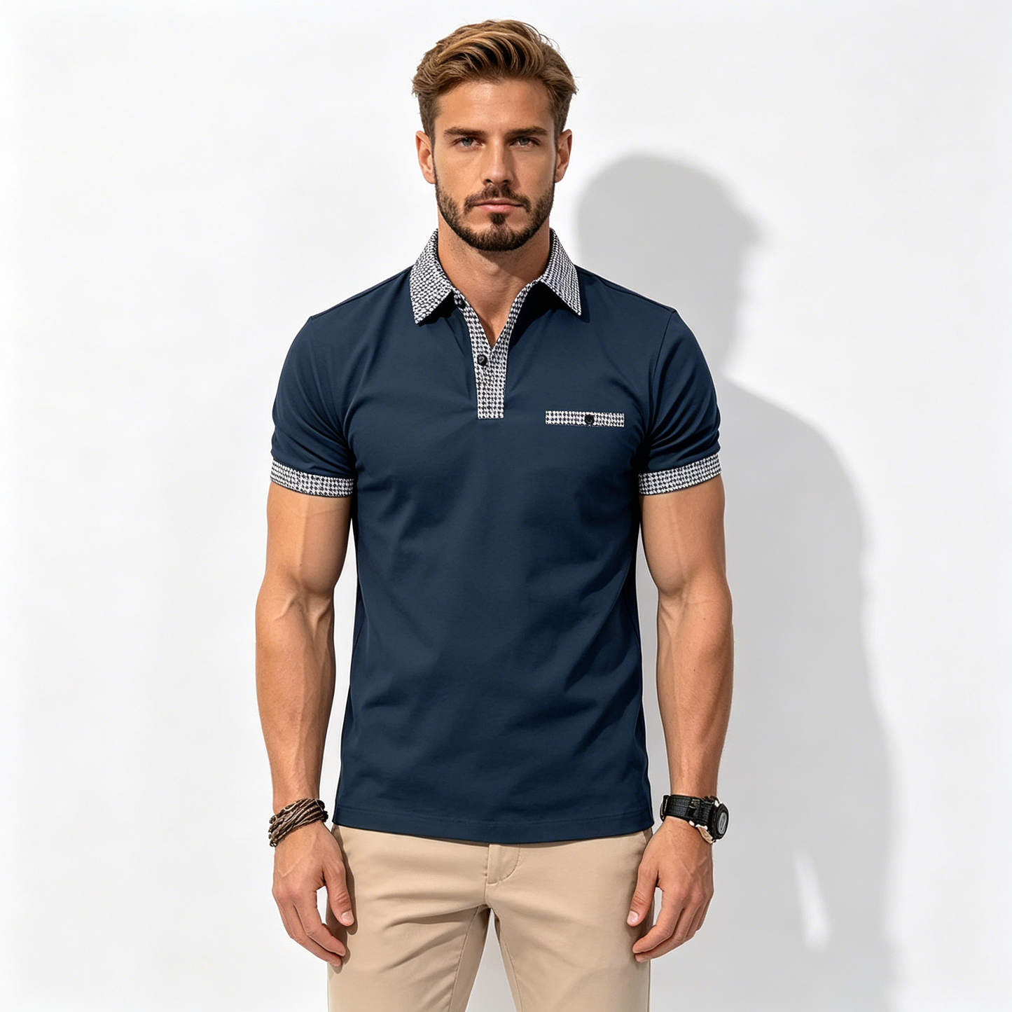 Wyprzedaż specjalna 2026. 💥👔【S-3XL】Męskie letnie koszulki polo, kolorowe guziki, miękkie, wygodne i oddychające