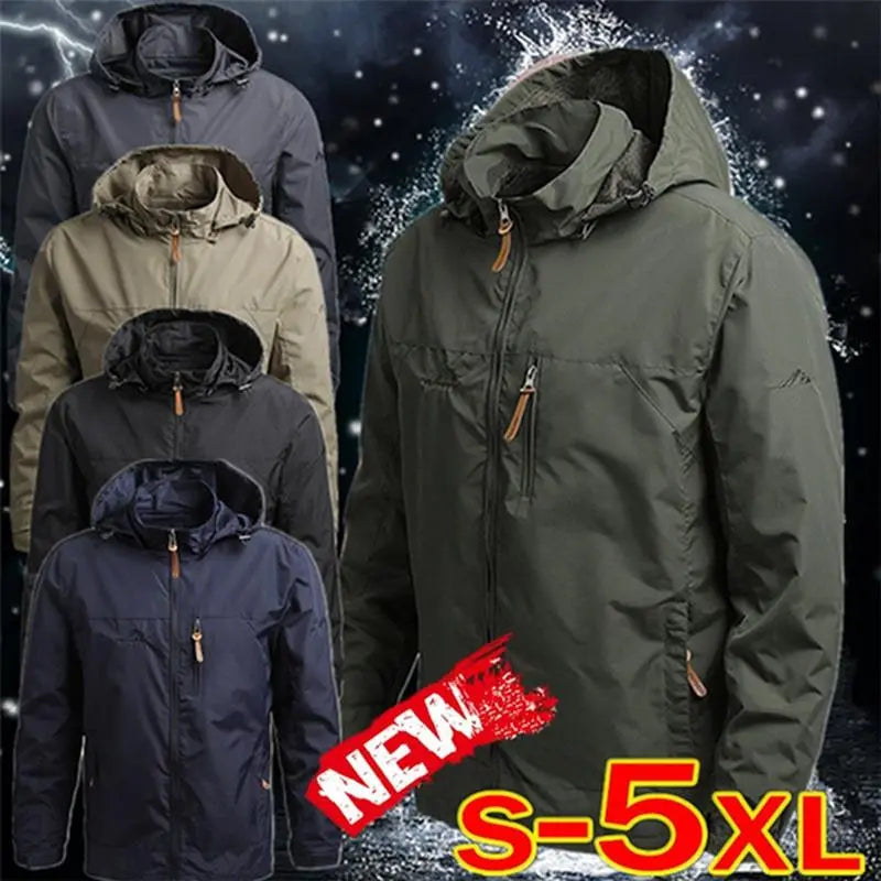 Sezonski popust 45% 🔥【M-5XL】Jesensko-zimska casual jakna s kapuljačom, širok kroj, veliki brojevi