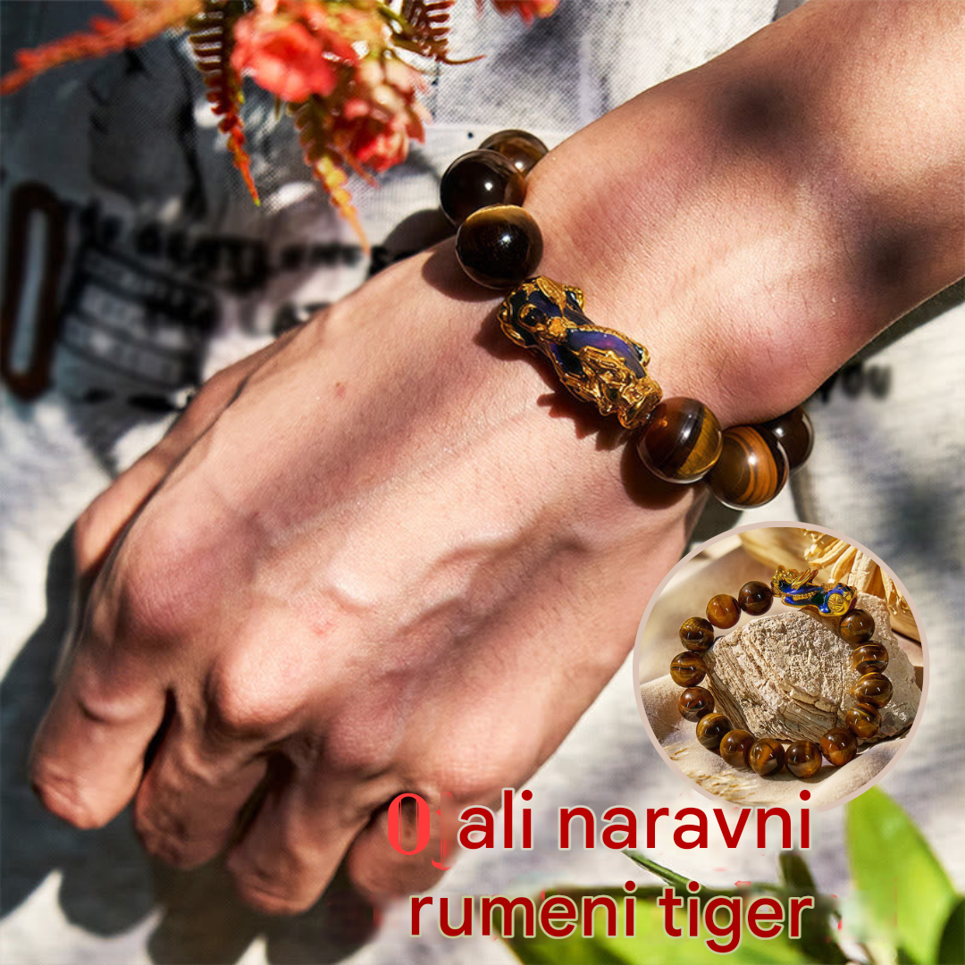 🐅Kupi enega, enega dobiš brezplačno! 💰Naravno rumeno tigrovo oko: kralj ugodnih živali, prinaša vam bogastvo in srečo.