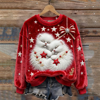 🤗【S-5XL】🔥Damski flanelowy pulower w piękne wzory – ciepły i wygodny