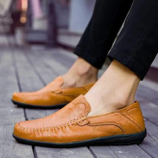 🔥👞【39-44】Zapatos casuales modernos de piel de becerro para hombre ✅Pago contra entrega ✅2 artículos con un 70% de descuento
