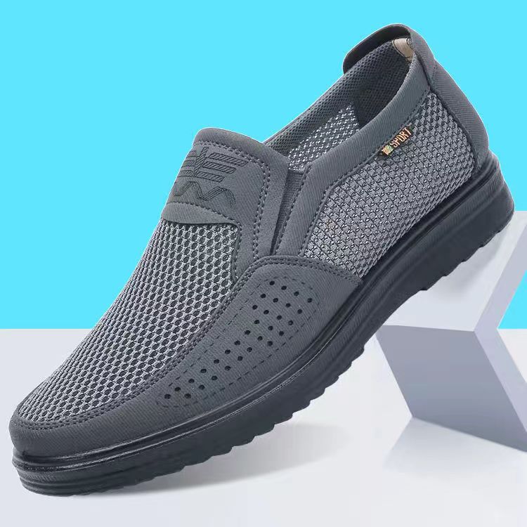 👟2026 Męskie oddychające i wygodne buty, miękka i antypoślizgowa podeszwa🔥 Bez pocenia się stóp, bez ucisku stóp
