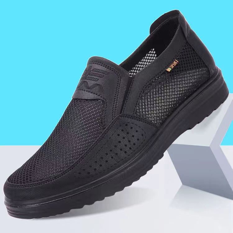 👟2026 Męskie oddychające i wygodne buty, miękka i antypoślizgowa podeszwa🔥 Bez pocenia się stóp, bez ucisku stóp