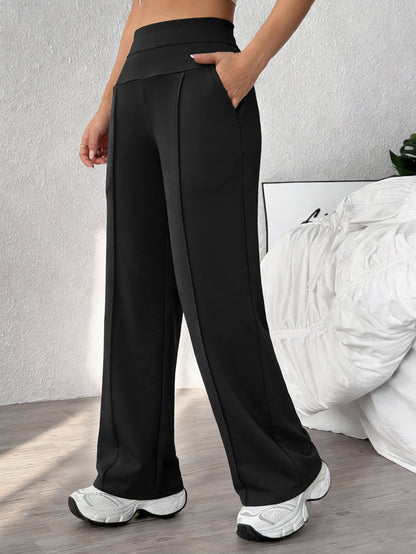 💕💕【S-XL】Нови дамски спортни панталони с прав крачол, свободна кройка, бързосъхнещи, подходящи за ежедневни упражнения и йога.