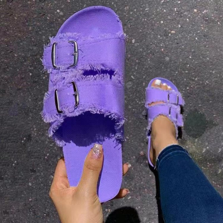 👡50% de descuento✨✨【35-43】Sandalias de plataforma vaqueras retro de verano para mujer ✅Pago contra entrega