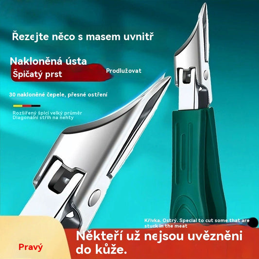 🔥【Kupte 1 a dostanete 1 zdarma】🔥 Protiskluzové nůžky na nehty se zkoseným ostřím 25° (sada 3 kusů)