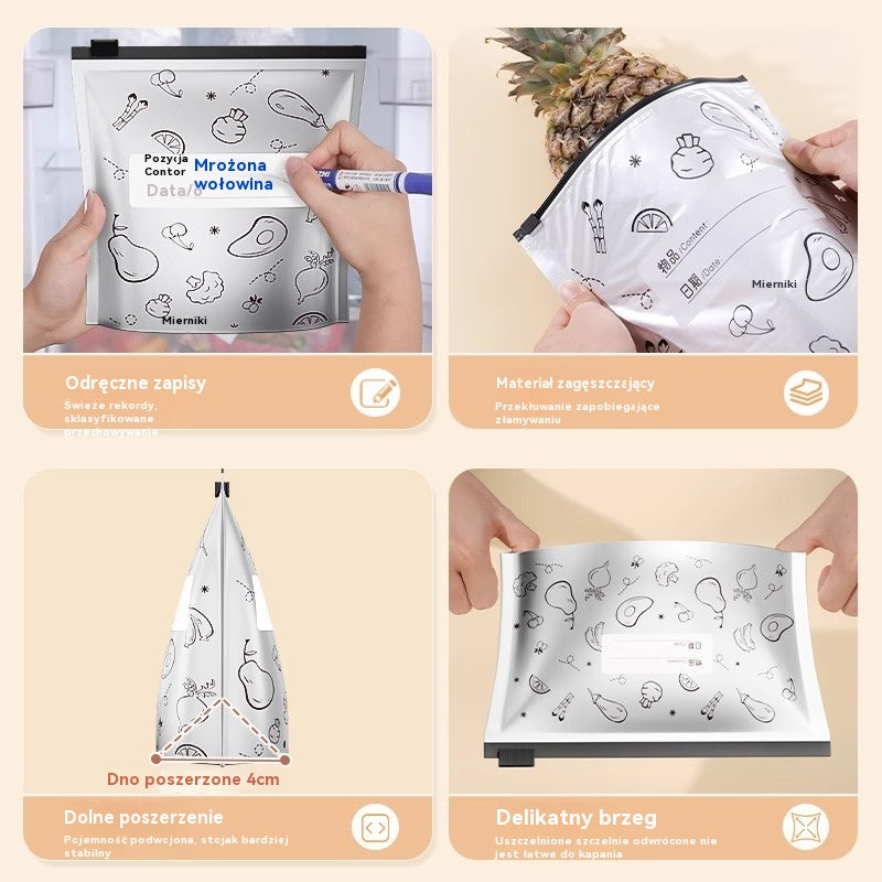【30 sztuk w zestawie】Zapinana na suwak aluminiowa torba do przechowywania, nieprzepuszczająca światła, wielokrotnego użytku, łatwa do opisania, co ułatwia przechowywanie.