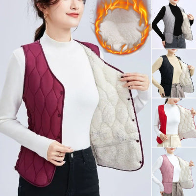 💟【45% KEDVEZMÉNY】🔥Új, könnyű, meleg, ujjatlan mellény őszre és télre