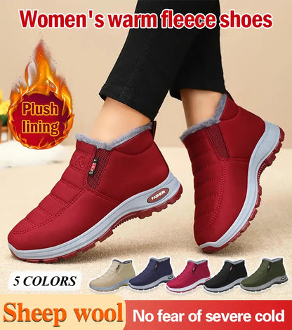 🔥【Descuento especial del 50%】【Tallas 35-48】Botas de invierno unisex con forro afelpado: cálidas, cómodas y antideslizantes para climas fríos.