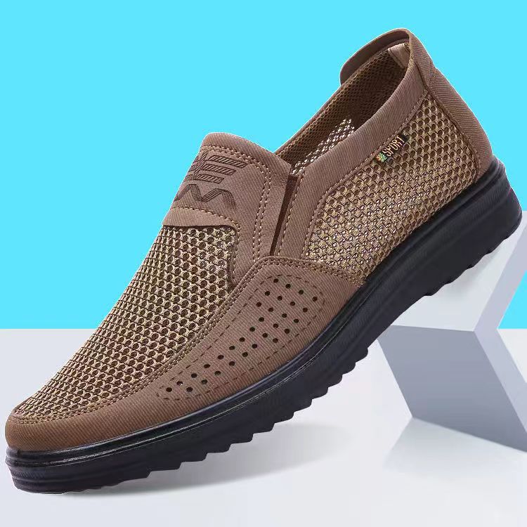 👟2026 Męskie oddychające i wygodne buty, miękka i antypoślizgowa podeszwa🔥 Bez pocenia się stóp, bez ucisku stóp