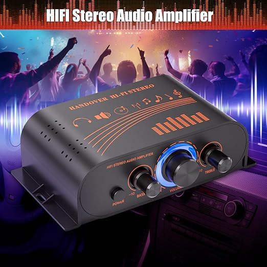 🔥🎶【50% отстъпка】Двуканален усилвател за дома и колата