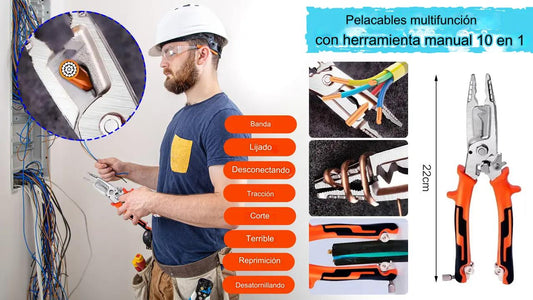 🔧🔧【10 v 1】 Večnamensko ročno orodje