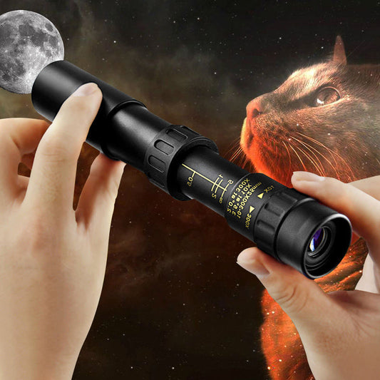 🔥【Snížení výprodejové ceny, časově omezená nabídka】🔥10-300x zoom HD přenosný výkonný dalekohled na dlouhé vzdálenosti Profesionální monokulární dalekohled s nízkým nočním viděním pro lov