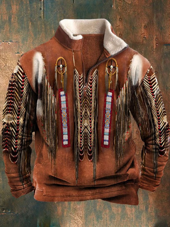 👕【35% KEDVEZMÉNY】【S-4XL】2025-ös őszi-téli férfi divatos, meleg hosszú ujjú pulóver 3D nyomattal